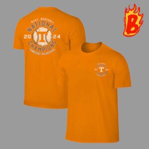Tennessee Volunteers Original Retro Brand 2024 NCAA Mens Baseball College World Series Champions Two Sides Unisex T-Shirt