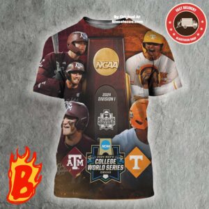 Texas AM Softball Head To Head Tennessee Baseball On 2024 NCAA Mens College World Series Omaha All Over Print Shirt