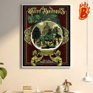 The Avett Brothers Show On Jun 16 2024 At Sacramento CA Wall Decor Poster Canvas