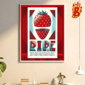 The Ripe World Tour 2024 Florida Strawberry Festival At Tonight Wall Decor Poster Canvas