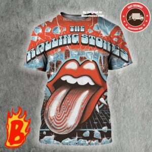 The Rolling Stones Hackney Diamonds Tour At Cleveland Browns Stadium In June 18 2024 All Over Print Shirt