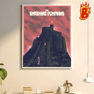 The Smashing Pumpkins UK Tour On June 14 2024 At Cardiff Castle UK Wall Decor Poster Canvas