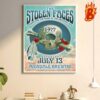The Stolen Faces Celebrating The Music Of The Grateful Dead The Garden Club Merch Poster At Wild Heaven West End Saturday July 20 Wall Decor Poster Canvas