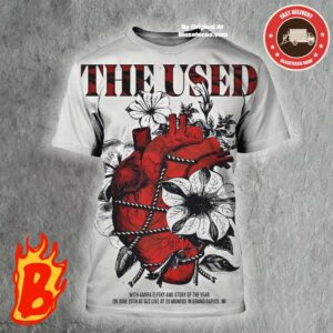The Used GLC Live At 20 Monroe Grand Rapids MI On June 24 2024 Unforgettable Night Of Rock All Over Print Shirt
