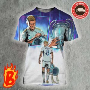Toni Kroos Bows Out Of Club Football With His Sixth Champions League Title All Over Print Shirt