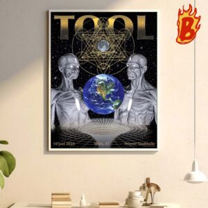 Tool Effing Tool Wien Merch Poster Show At Wiener Stadthalle On July 10 2024 Wall Decor Poster Canvas