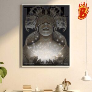 Tool Manchester Tonight Limited Merch Poster At Ao Arena On 1st June 2024 Wall Decor Poster Canvas