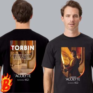 Torbin Character In Star Wars The Acolyte Now Streaming On Disney Two Sides Unisex T-Shirt