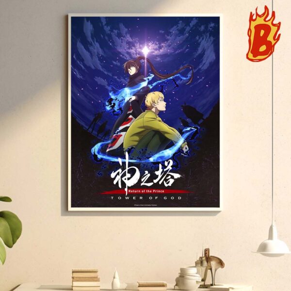 Tower Of God Season 2 Episode 1-2 Have A World Premiere On July 6 At Anime Expo 2024 Will Premiere On Crunchyroll In July Wall Decor Poster Canvas