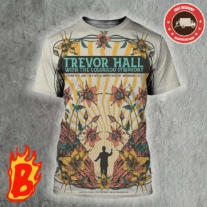 Trevor Hall Red Rocks Amphitheatre Morrison CO June 9 2024 Merch Poster All Over Print Shirt