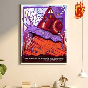 Umphreys McGee Show At Red Rocks In Morrison CO June 15 2024 Wall Decor Poster Canvas