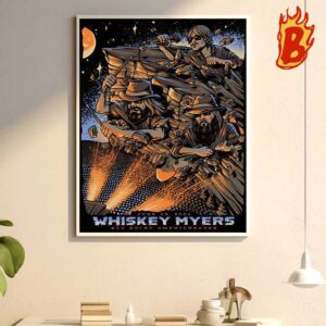 Whiskey Myers Red Rocks Amphitheatre CO June 13 2024 Wall Decor Poster Canvas