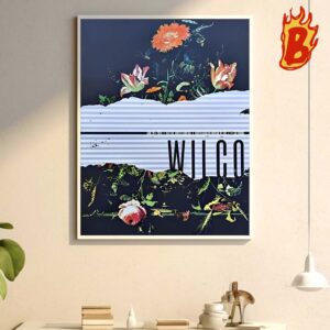 Wilco Show On Jun 18 2024 At Raleigh NC Wall Decor Poster Canvas