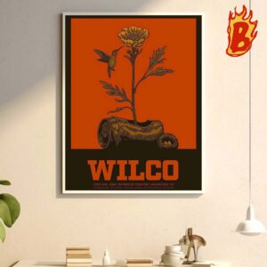 Wilco Tour At Jun 12 2024 Riverside Theatre WI Merch Poster Wall Decor Poster Canvas