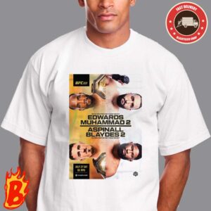 World Welterweight Championship Edwards Muhammad 2 And Aspinall Blaydes 2 Interim Heavyweight Championship UFC 304 Unisex T-Shirt