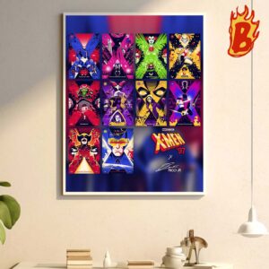 X Men 97 X Rico JR All Poster Graphic Marvel Animation Wall Decor Poster Canvas