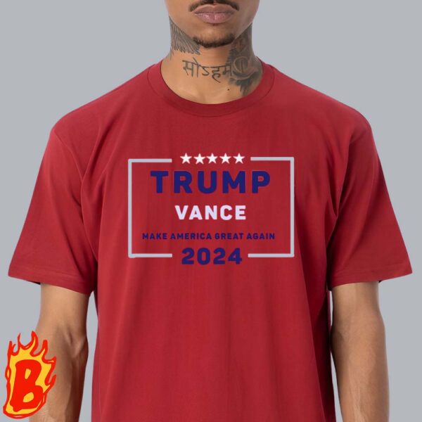 Hulk Hogan Tearing Off His Shirt Donald Trump Vance Make America Great Again 2024 Unisex T-Shirt