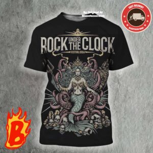 Rock Under The Clock Festival 2024 On September 20th And 21th At Municipal Garden Chania Free Entrance All Over Print Shirt