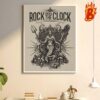 Rock Under The Clock Festival 2024 On September 20th And 21th At Municipal Garden Chania Free Entrance Wall Decor Poster Canvas