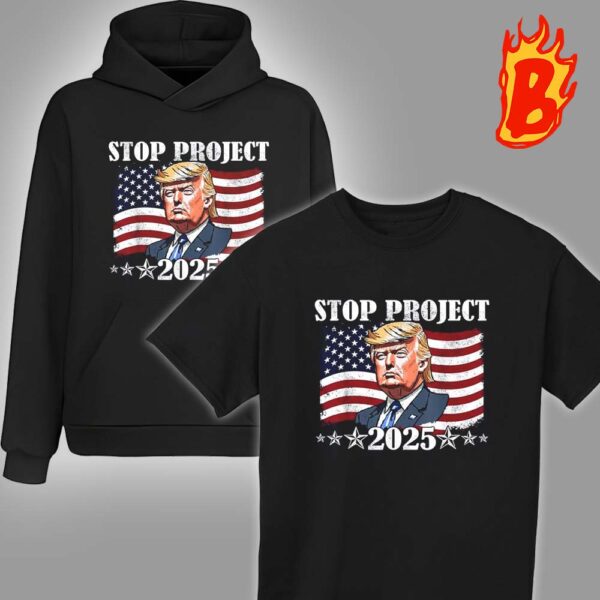 Stop Project 2025 Donald Trump Project Anti Trump For President Of USA Unisex T-Shirt