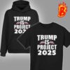 Stop Project 2025 Donald Trump Project Anti Trump For President Of USA Unisex T-Shirt